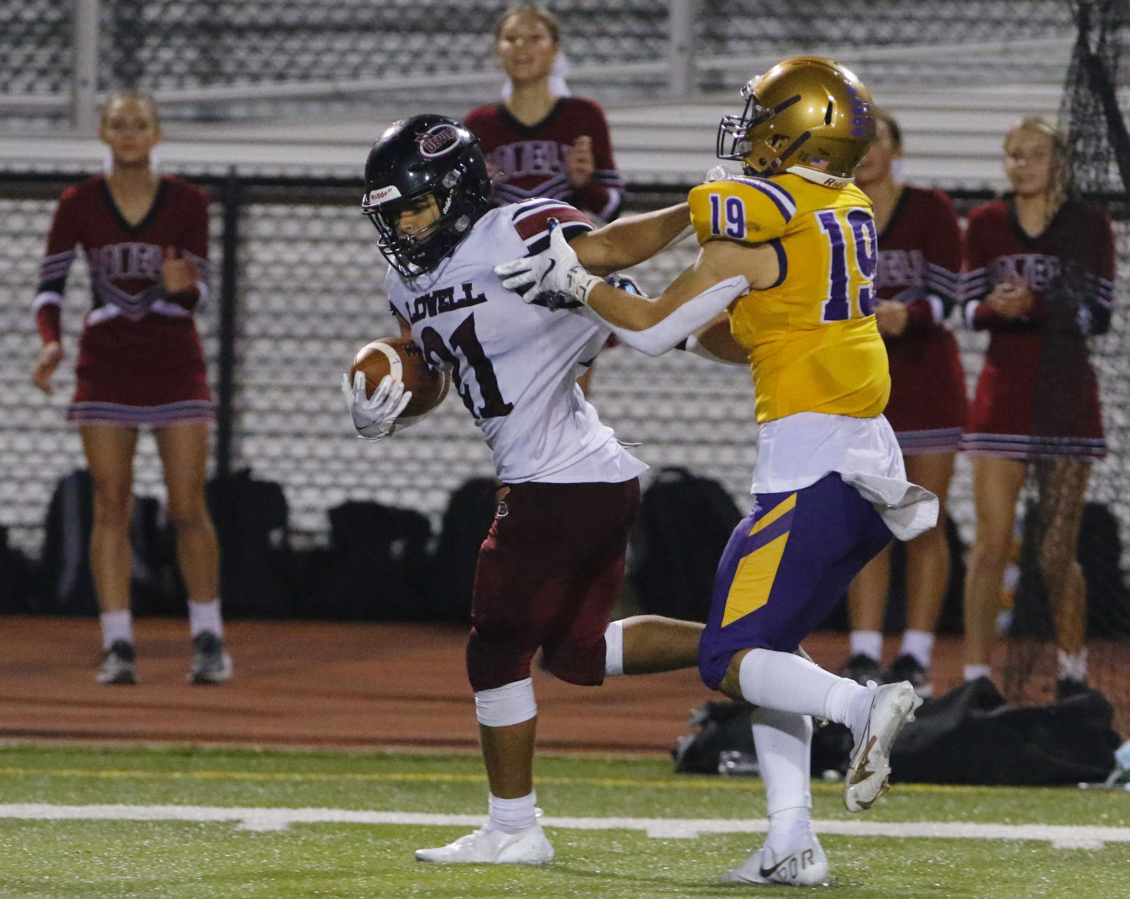 Lowell at Hobart football